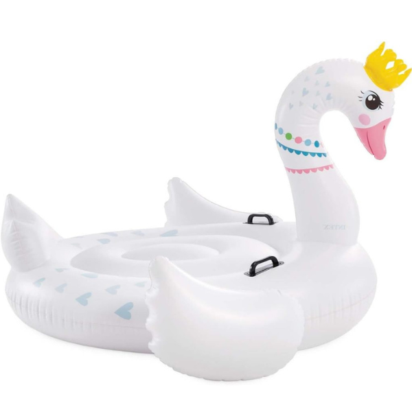 INTEX Plută-saltea gonflabilă "Lebăda regală" cu mânere, 142x137x99 cm, până la 40 kg. 3+ [6]