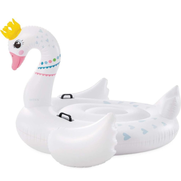 INTEX Plută-saltea gonflabilă "Lebăda regală" cu mânere, 142x137x99 cm, până la 40 kg. 3+ [5]