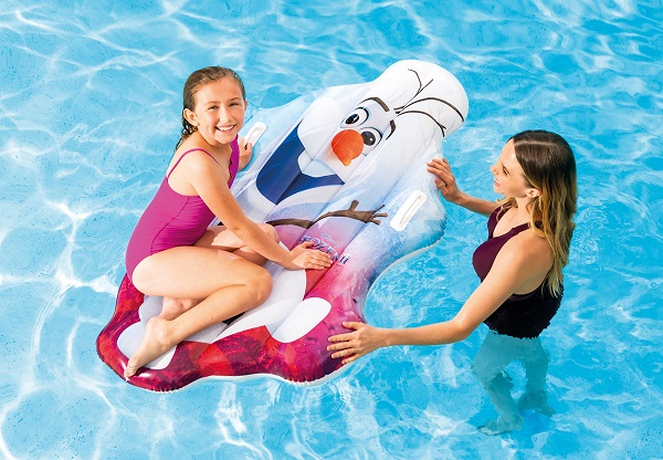 INTEX Plută-saltea gonflabilă “Olaf” cu mânere, 140х104 cm, până la 40 kg, 3+ [7]