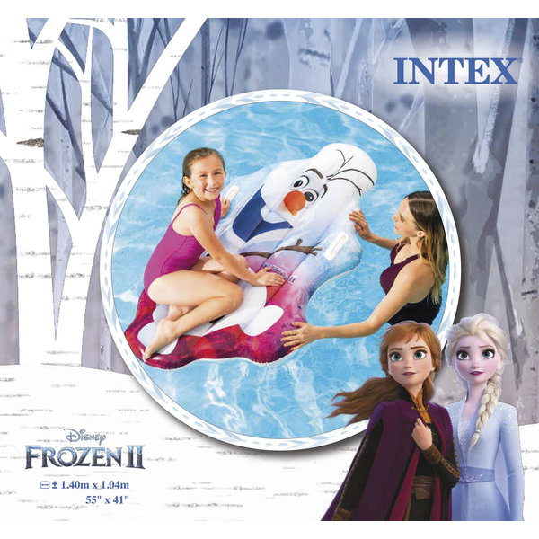 INTEX Plută-saltea gonflabilă “Olaf” cu mânere, 140х104 cm, până la 40 kg, 3+ [9]