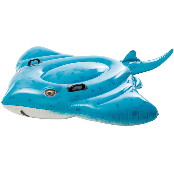 INTEX Plută-saltea gonflabilă "Scat" cu mânere, 180х135х28 cm, până la 40 kg, 3+ [5]