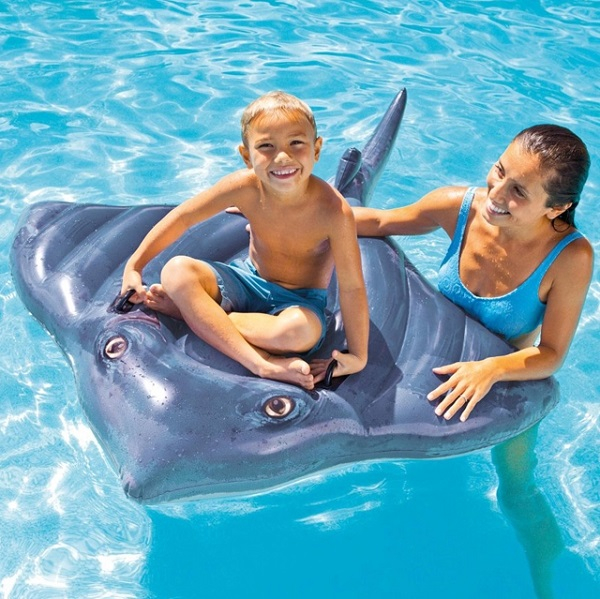 INTEX Plută-saltea gonflabilă “Scat” cu mânere, 188х145 cm, până la 40 kg, 3+ [2]