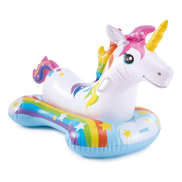 INTEX Plută-saltea gonflabilă “Unicorn” cu mânere, 163х86 cm, până la 40 kg, 3+ [1]