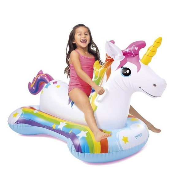 INTEX Plută-saltea gonflabilă “Unicorn” cu mânere, 163х86 cm, până la 40 kg, 3+ [3]