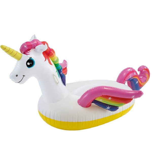 INTEX Plută-saltea gonflabilă “Unicorn” cu mânere, 198x140x97 cm, până la 40 kg, 3+ [3]