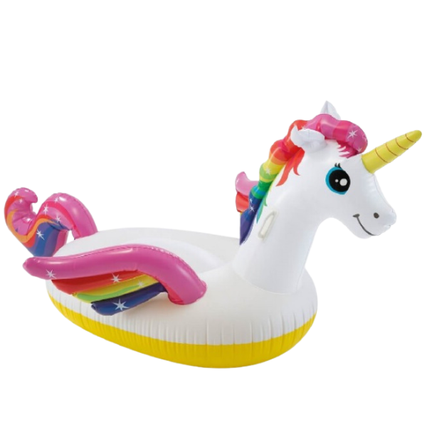 INTEX Plută-saltea gonflabilă “Unicorn” cu mânere, 198x140x97 cm, până la 40 kg, 3+ [1]
