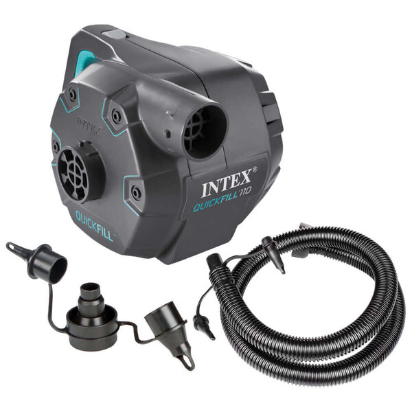 INTEX Pompă de aer electrică "QuickFill AC" 220V, furtun cu 3 duze [6]