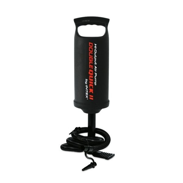 INTEX Pompa de aer manuală "Double Quick II", furtun cu 3 duze, 36 cm [1]