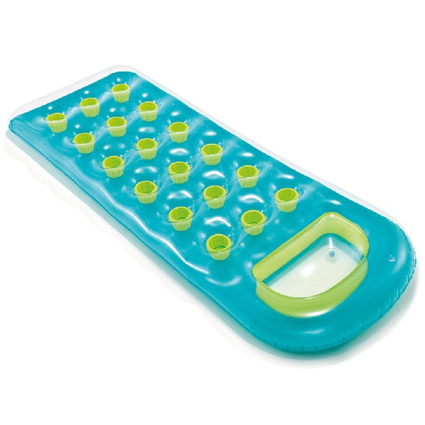 INTEX Saltea de înot gonflabilă cu fereastră transparentă 188×71 cm, până la 100 kg, 2 culori [11]