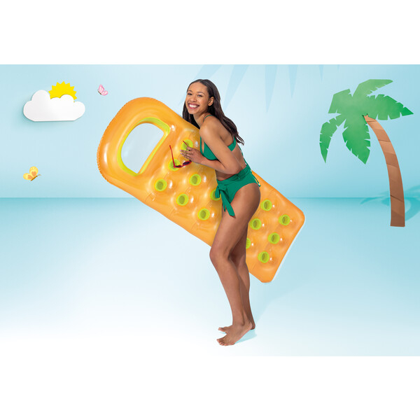 INTEX Saltea de înot gonflabilă cu fereastră transparentă 188×71 cm, până la 100 kg, 2 culori [30]
