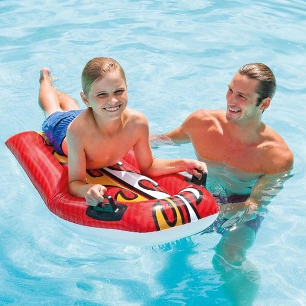 INTEX Saltea de înot gonflabilă cu mânere 112х62 cm, până la 40 kg, 6+, 2 culori [10]