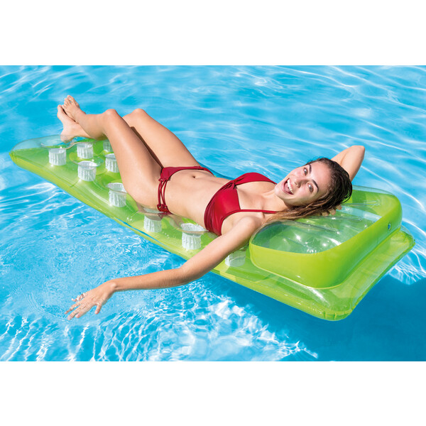 INTEX Saltea de înot gonflabilă cu pernă 188х71 cm, până la 100 kg, 3 culori [5]