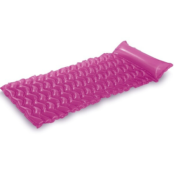 INTEX Saltea de înot gonflabilă cu tetieră "Val" 229х86 cm,  până la 100 kg, 3 culori [13]