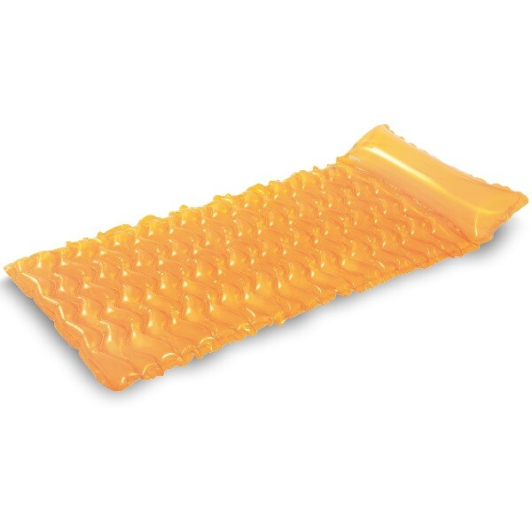 INTEX Saltea de înot gonflabilă cu tetieră "Val" 229х86 cm,  până la 100 kg, 3 culori [3]