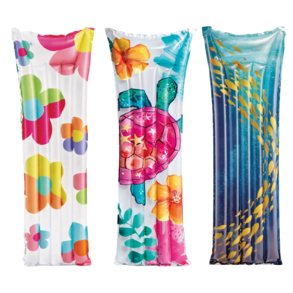 INTEX Saltea de înot gonflabilă "Fashion" 183х69 cm, până la 100 kg, 3 modele [1]