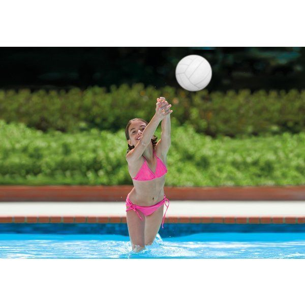 INTEX Set de joacă în apă "Volleyball" 239x64x91 cm, include plasă și minge, 6+ [2]