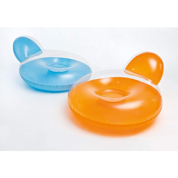 INTEX Şezlong-cerc gonflabil pentru înot 137х122 cm, 14+, până la 100 kg, 2 culori [10]