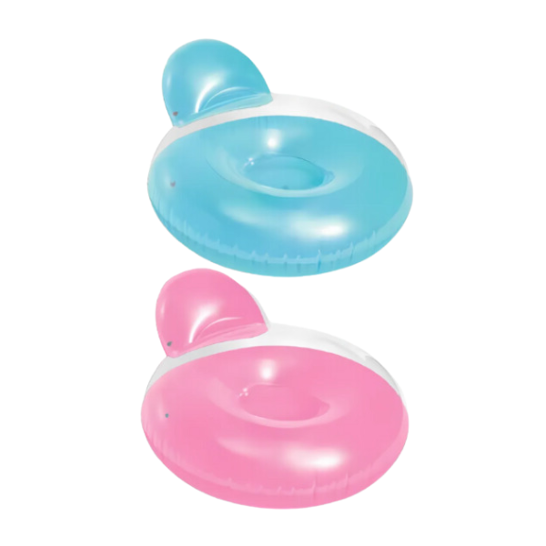 INTEX Şezlong-cerc gonflabil pentru înot 137х122 cm, 14+, până la 100 kg, 2 culori [1]