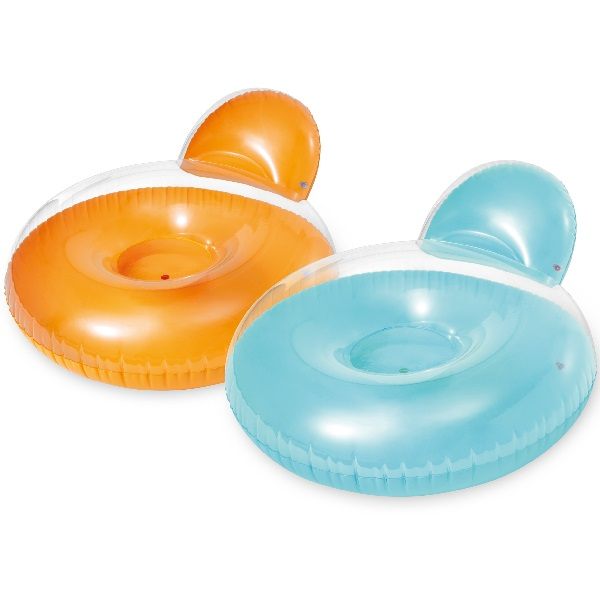 INTEX Şezlong-cerc gonflabil pentru înot 137х122 cm, 14+, până la 100 kg, 2 culori [17]
