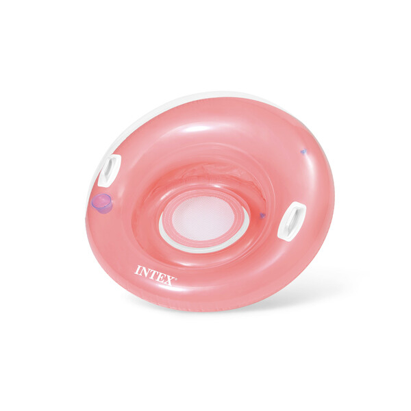 INTEX Şezlong-cerc gonflabil pentru înot cu mânere 119 cm, până la 100 kg, 2 culori [23]