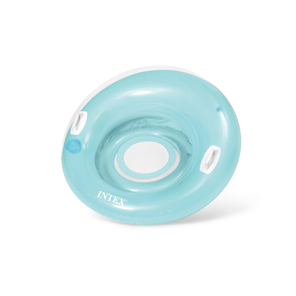INTEX Şezlong-cerc gonflabil pentru înot cu mânere 119 cm, până la 100 kg, 2 culori [10]