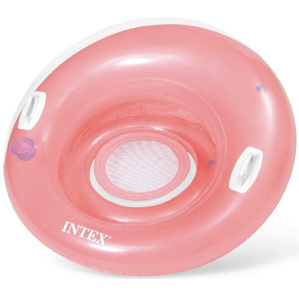 INTEX Şezlong-cerc gonflabil pentru înot cu mânere 119 cm, până la 100 kg, 2 culori [3]