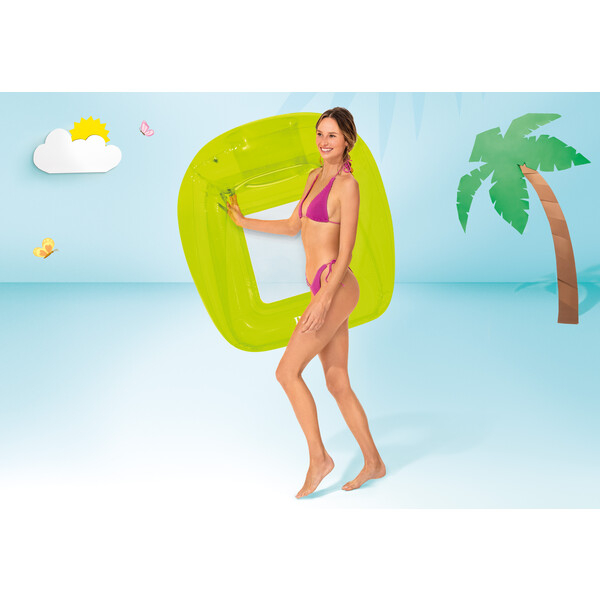 INTEX Şezlong-fotoliu gonflabil pentru înot 104х102 cm, până la 80 kg, 3 culori [8]