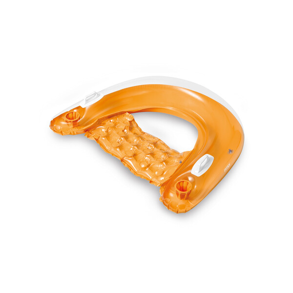 INTEX Șezlong gonflabil 152×99 cm cu mânere, până la 100 kg, 2 culori [18]