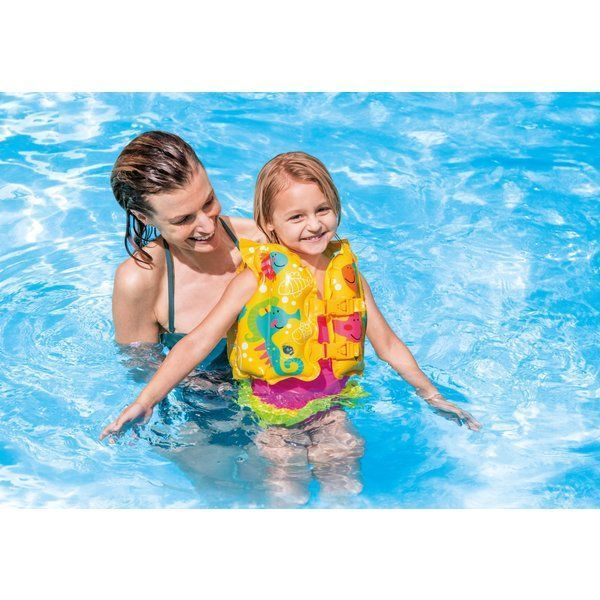 INTEX Vesta de înot gonflabilă "Prieteni tropicali", 41х30 cm, 3-5 ani [2]
