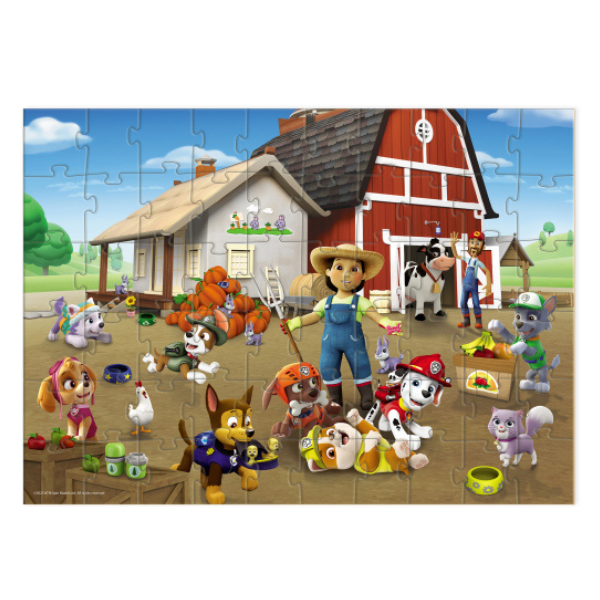 Joc de dezvoltare-puzzle "Patrula cățelușilor la fermă", seria Wimmelpuzzle, 60 elem. [2]