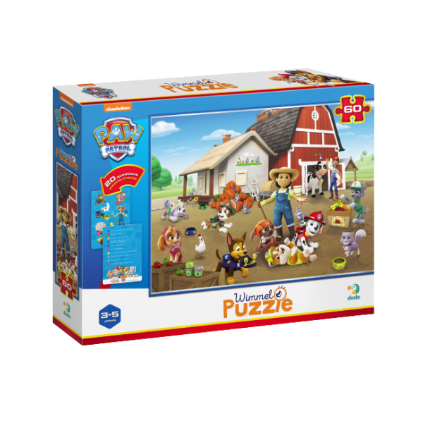 Joc de dezvoltare-puzzle "Patrula cățelușilor la fermă", seria Wimmelpuzzle, 60 elem. [3]