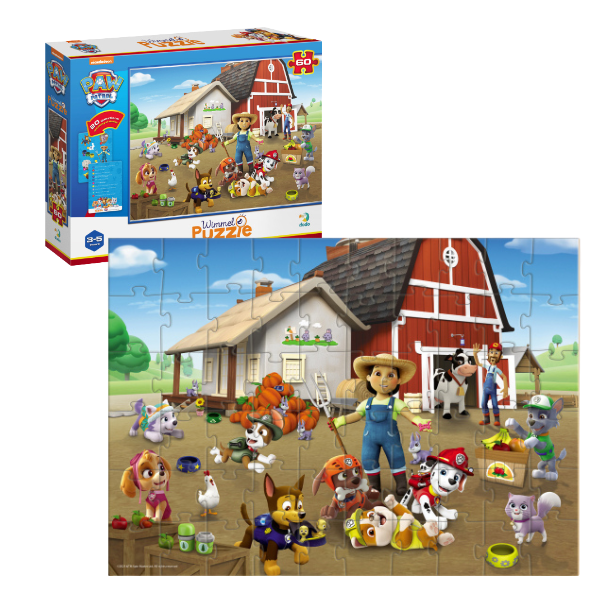 Joc de dezvoltare-puzzle "Patrula cățelușilor la fermă", seria Wimmelpuzzle, 60 elem. [5]