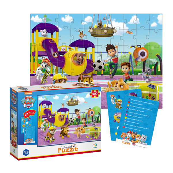 Joc de dezvoltare-puzzle "Patrula cățelușilor la plimbare", seria Wimmelpuzzle, 60 elem. [1]