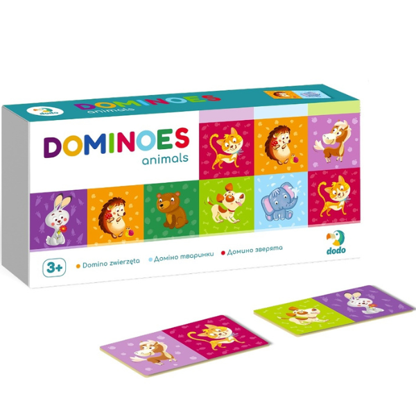 Joc de masă "Domino cu animale", 28 cărți [8]