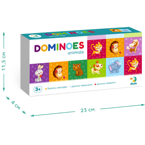 Joc de masă "Domino cu animale", 28 cărți [3]