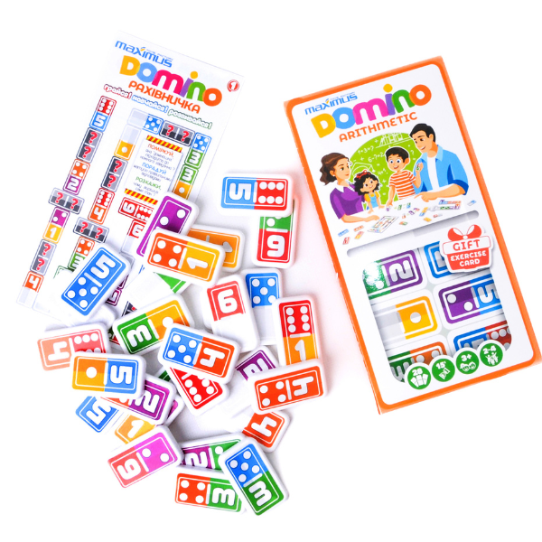 Joc de masă „Domino matematic”,  28 dominouri [7]
