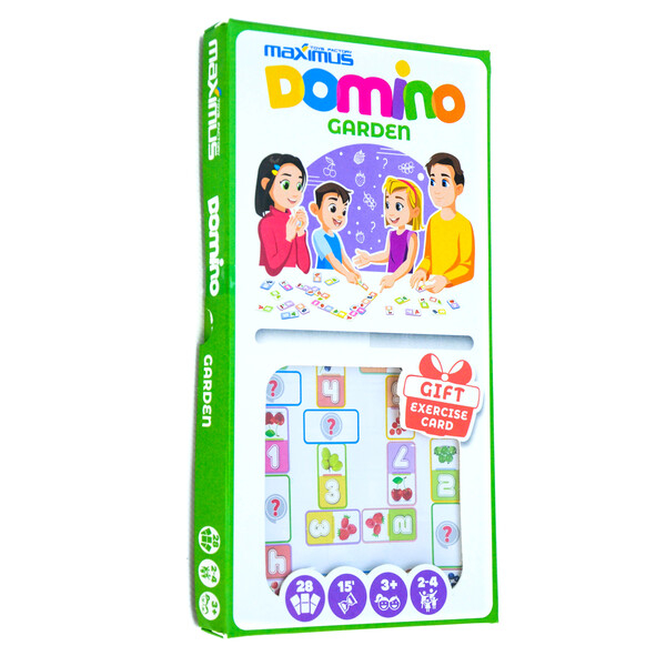 Joc de masă „Domino multicolor cu fructe”, 28 dominouri [5]