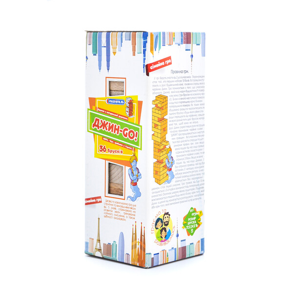 Joc de masă "Jin GO"  jenga din 36 blocuri de lemn [10]