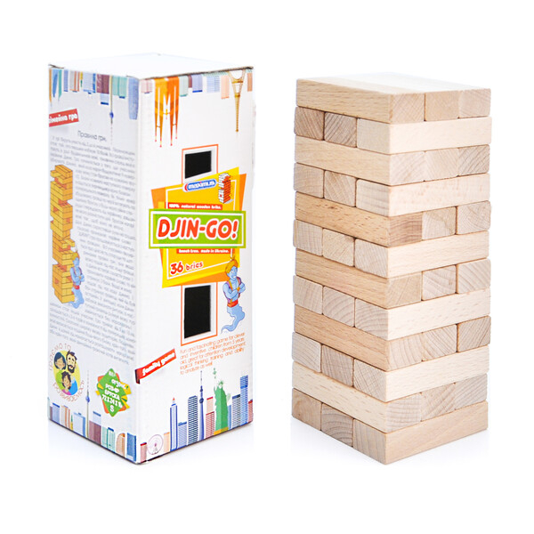 Joc de masă "Jin GO"  jenga din 36 blocuri de lemn [1]