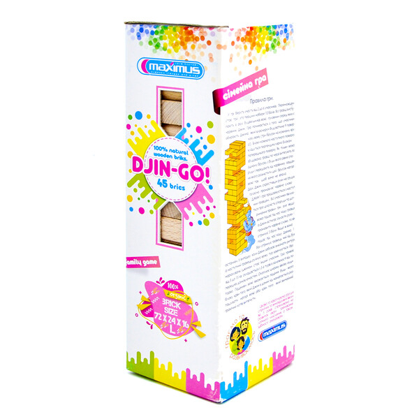 Joc de masă "Jin GO"  jenga din 45 blocuri de lemn [6]