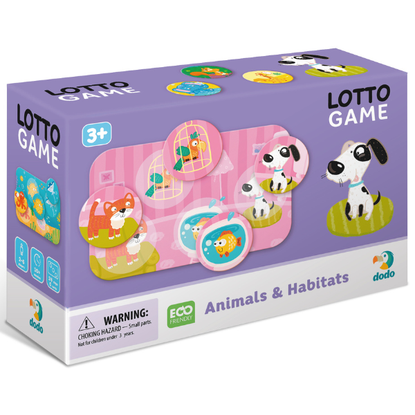 Joc de masă loto "Animalele și habitatele lor" [3]