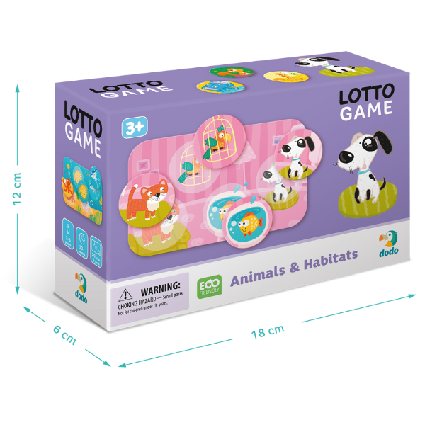 Joc de masă loto "Animalele și habitatele lor" [5]