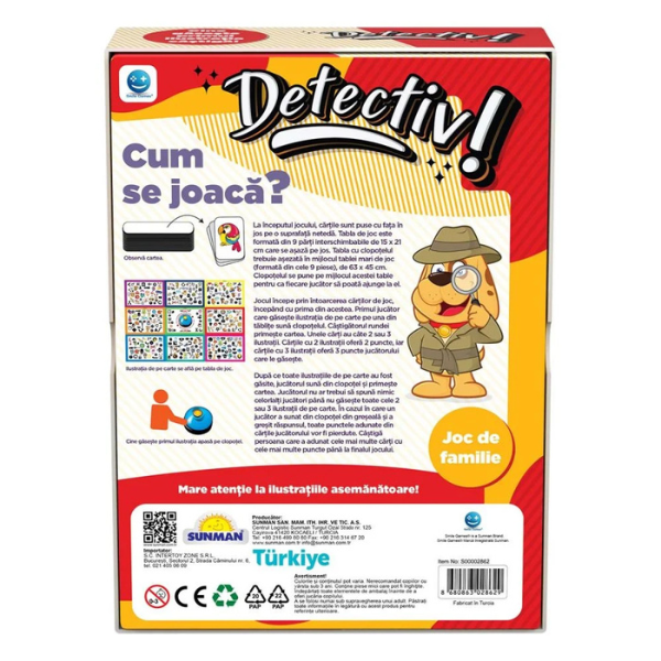 Joc de societate ”Detectiv”, (ro) [4]