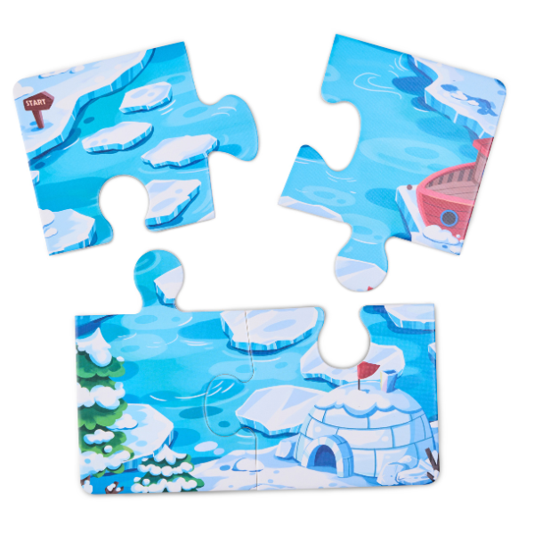 Joc de societate puzzle "Ursuleț polar" [6]