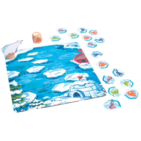 Joc de societate puzzle "Ursuleț polar" [2]