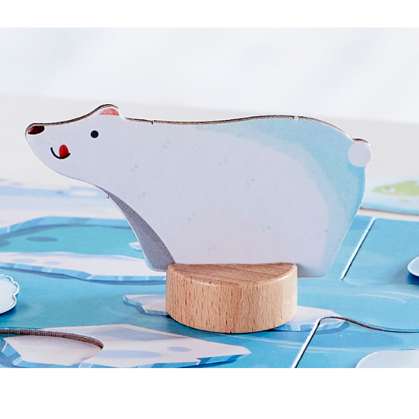 Joc de societate puzzle "Ursuleț polar" [7]