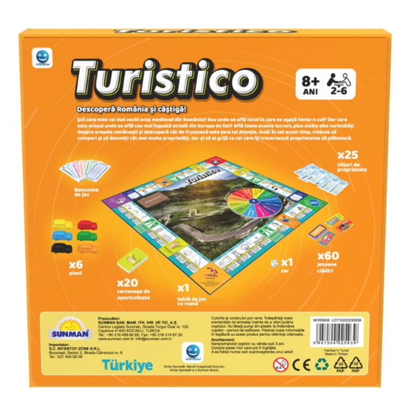 Joc de societate "Turistico", (ro), Smile Games [4]