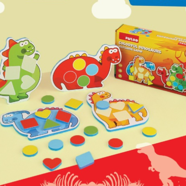 Joc educativ "Dinozauri colorați", 20 elem. [5]