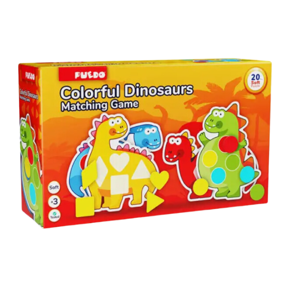 Joc educativ "Dinozauri colorați", 20 elem. [3]