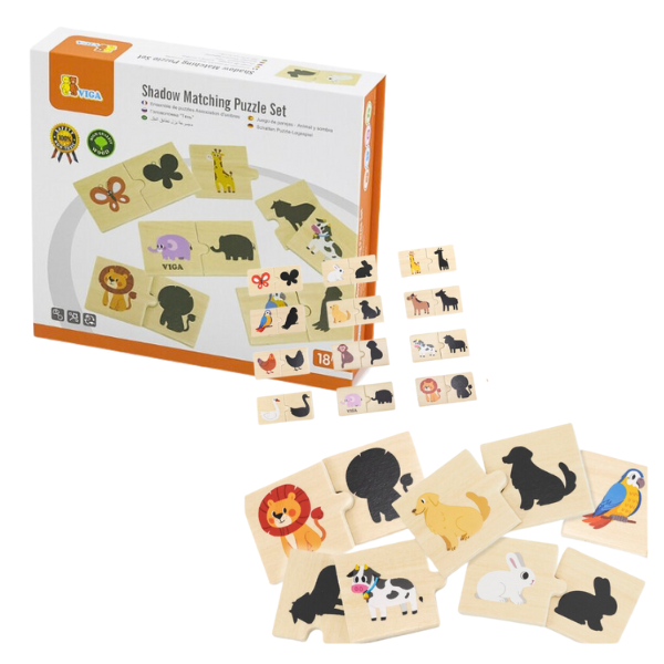 Joc logic de puzzle "Animale", 24 piese [1]
